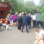 gathering to walk