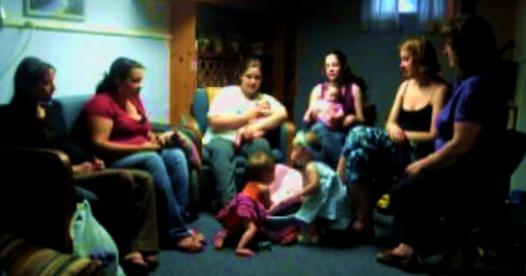 Mom's Support Group at Open Arms Pregnancy Center.